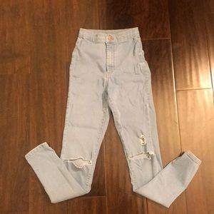 highwaisted topshop jeggings